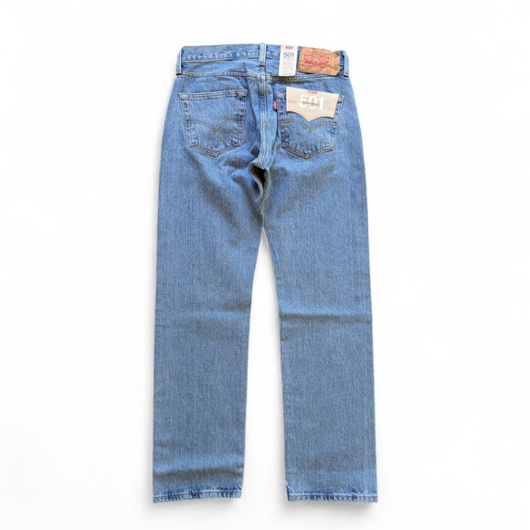 Levi’s 501 Original Fit Jeans 30x30 Light Stonewash Button Fly Modern Vintage - Picture 7 of 14
